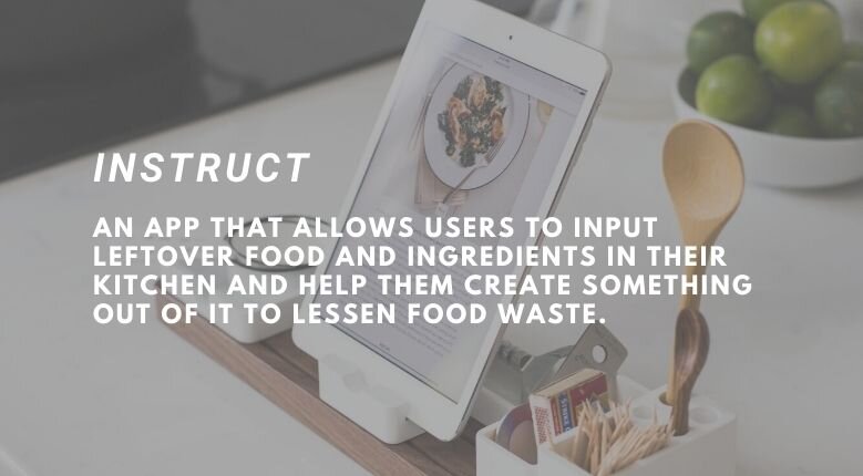 Cooking app Instruct Cooking app Instruct