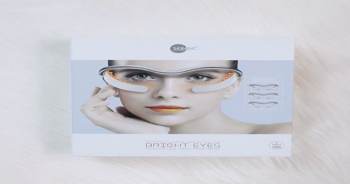 Unboxing Skin Inc Optimizer Voyage Tri Light Glasses For Bright Eyes Clozette