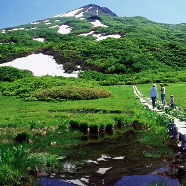 Explore The Majestic Beauty Of Mount Chokai, A Paradise For Nature Enthusiasts
