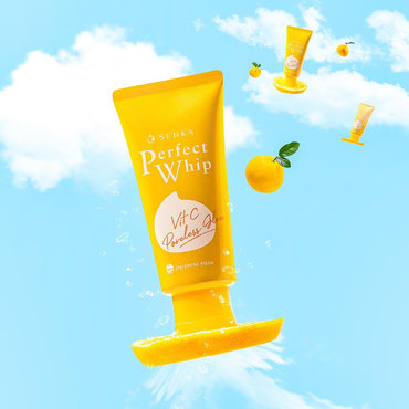 SENKA's New Vitamin C Facial Wash Will Help You Have Brighter Skin