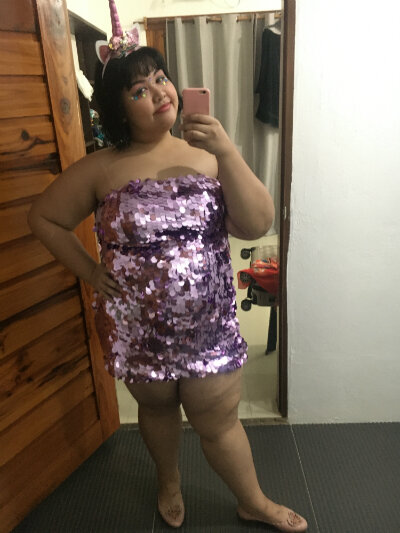 Meryl's sparkly outfit