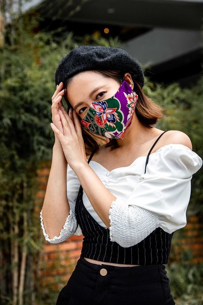 These days, wearing a mask that matches your style and outfit is a must.