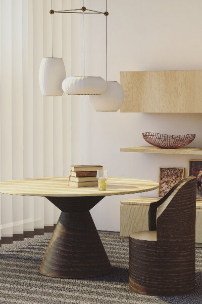 interior design fashion trends 2020 japanese influences angular shapes origami folds japanese influence
