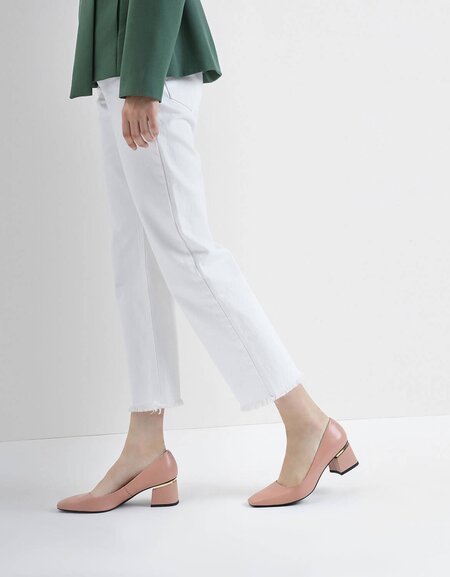 charles and keith open toe heels