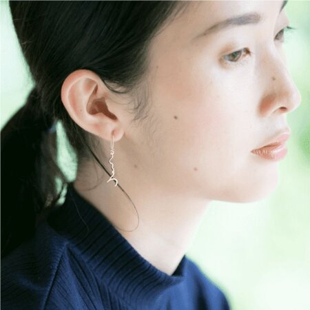 Kokoro “Heart” Pierced Single Earring