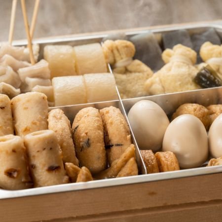 Oden is a common winter street food