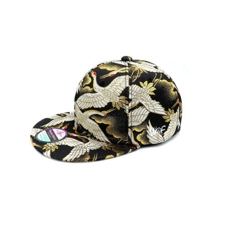 baseball cap made with traditional Japanese fabric