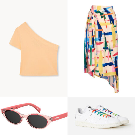 Stella McCartney Stan Smiths Colourful Look Pomelo Levis Adidas Essential Antwerp