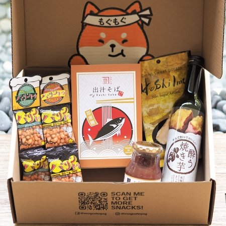 The Taste of Ibaraki Box (Sweet Potato Liquor) opened