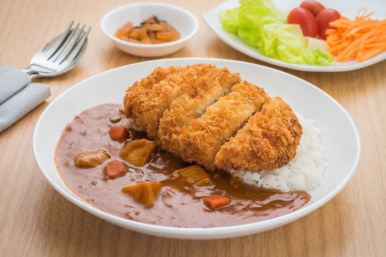 Japanese Curry Rice on a plate