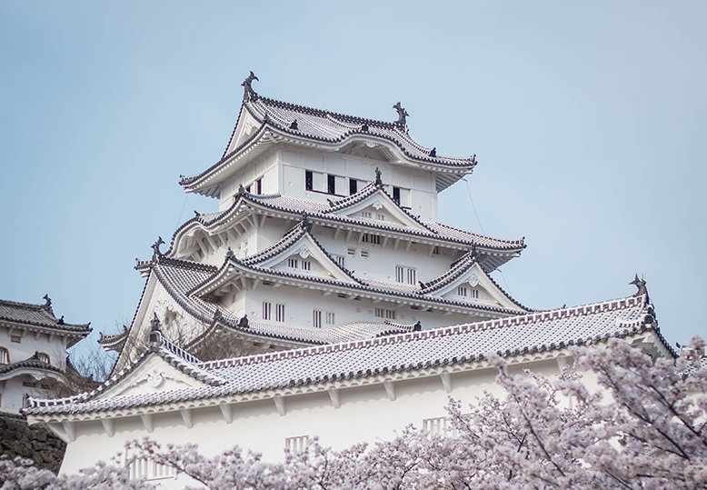 A traditional Japanese castle