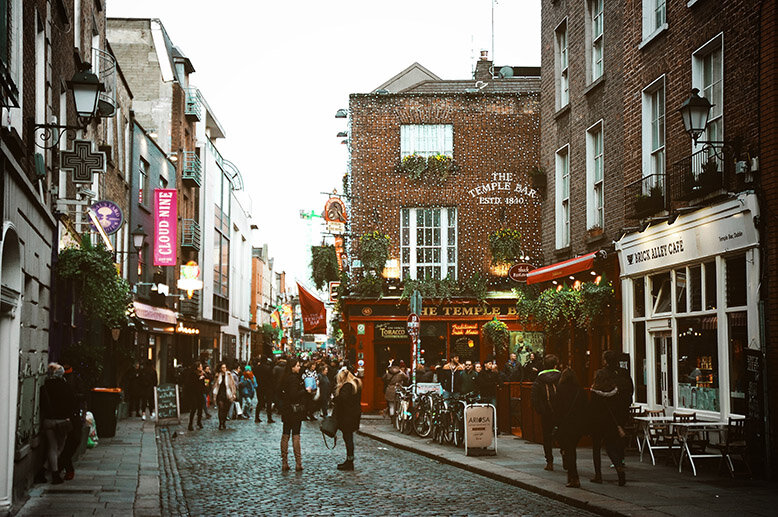 Temple Bar, a street in Dublin, Ireland