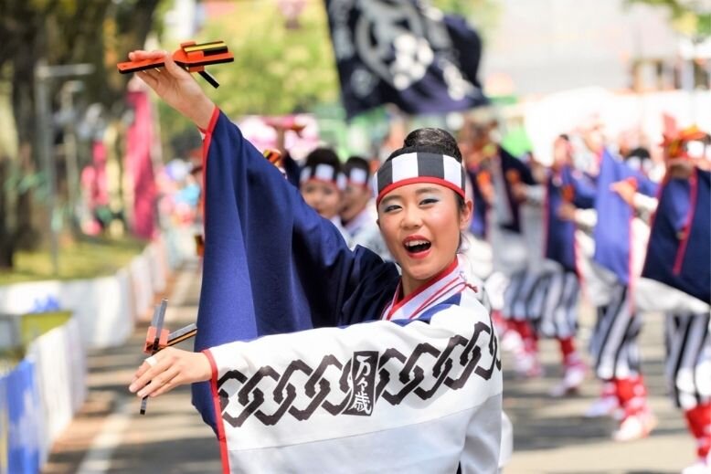 Yosakoi Festival dancer