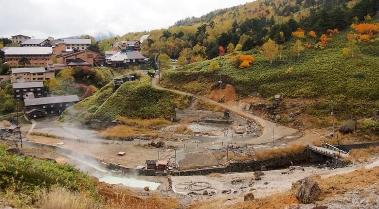 Manza Onsen in Tsumagoi Village, Gunma Prefecture