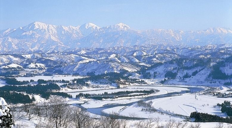 Winter scenery in Niigata prefecture 