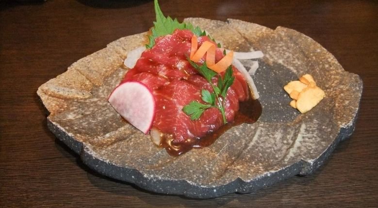 Where And What To Eat In Kumamoto - Horse meat sashimi