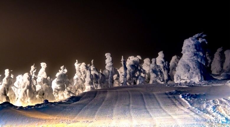  Zao Snow Monsters at night