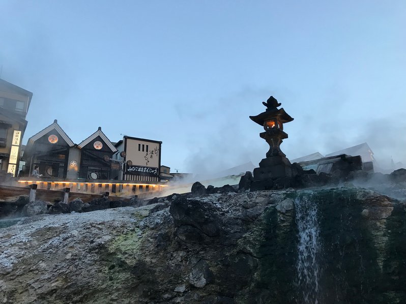 hot spring resort in japan