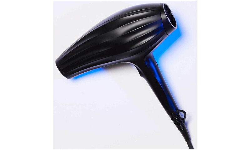 A black hair dryer