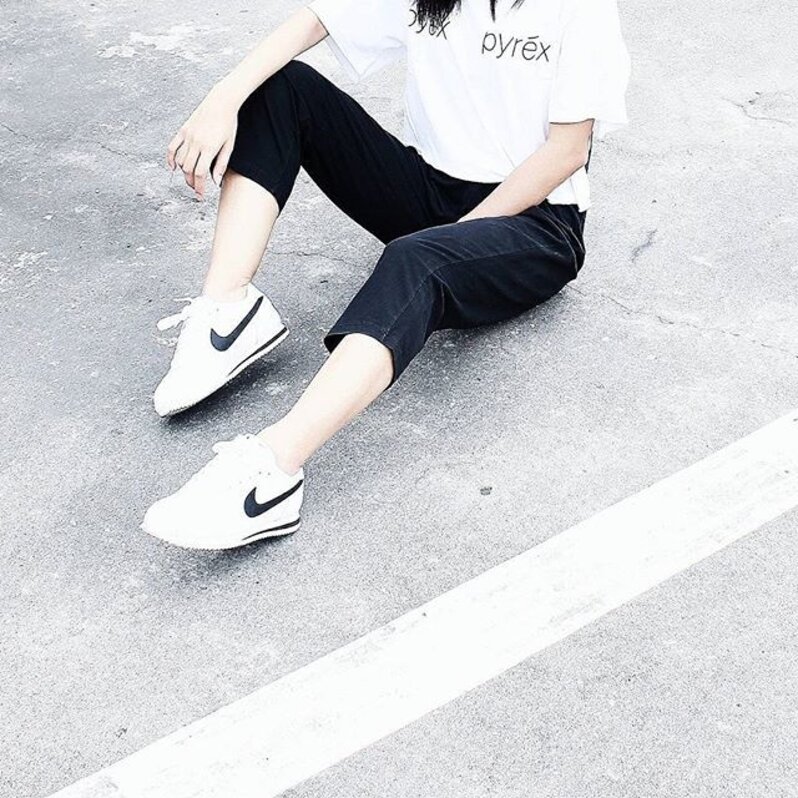 ootd nike cortez