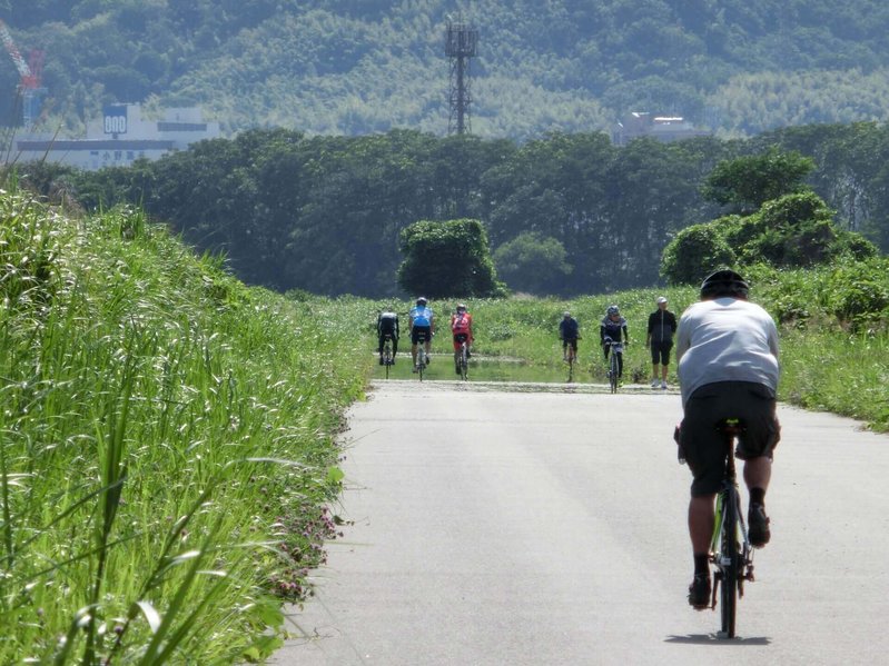 Yodogawa River biking route Osaka