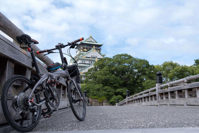 Osaka Castle Park biking route